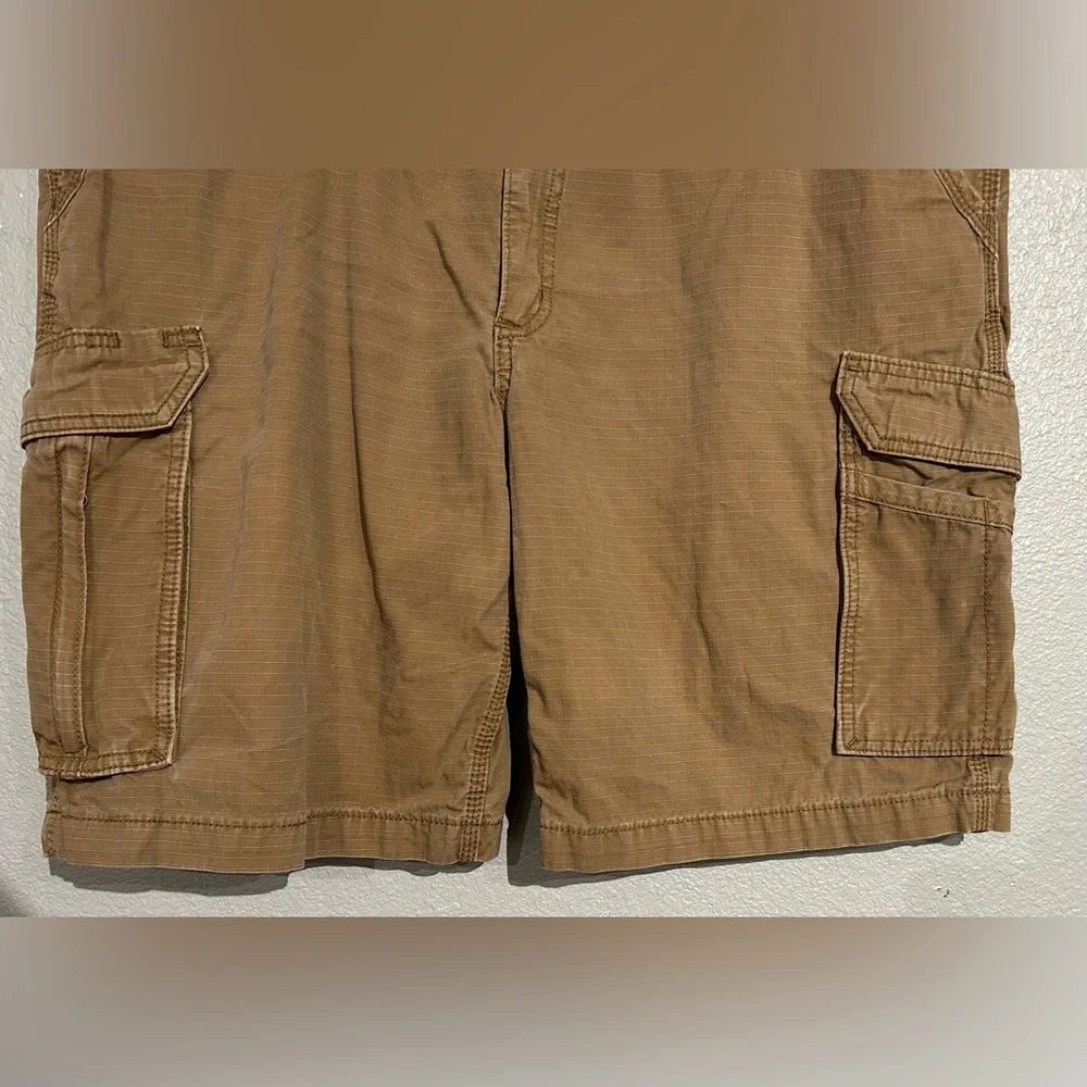 Carhartt Relaxed Fit Cargo Shorts Khaki Tan Size 42